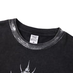 Retro Wasteland Paint-Splatter Distressed T-Shirt
