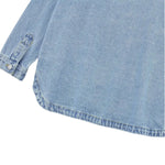 Vestido midi vaquero sin mangas con botones y aberturas en la parte delantera