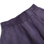 Vintage Washed Distressed Gradient‑Purple Relaxed Wide‑Leg Trousers