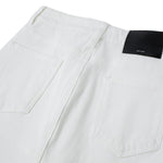 Women's White Denim Mini Skirt