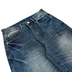Vintage Washed Wide Leg Jeans