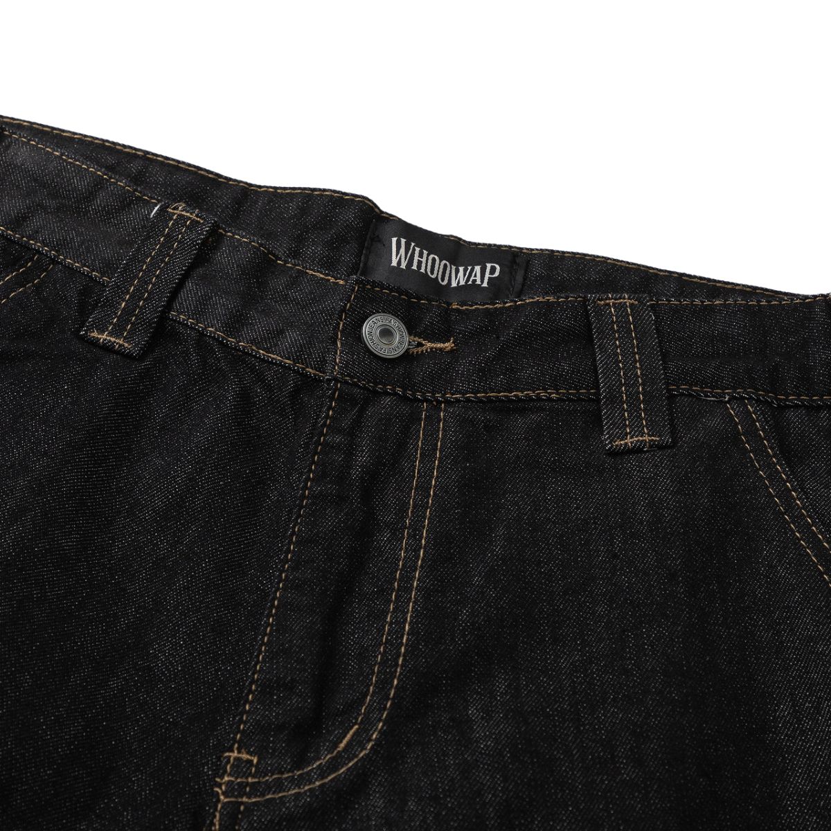 Vintage Raw Wash Loose Straight Leg Jeans