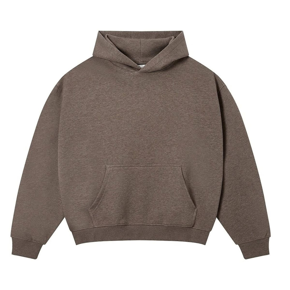 Quiet Luxury Melange Drop Shoulder Oversized Hoodie