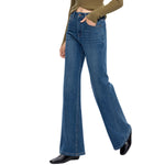 Risen Women's High-Rise Stretch Bootcut Jeans