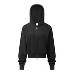 Embroidered Quiet Luxury Old Money Zip‑Up Hoodie