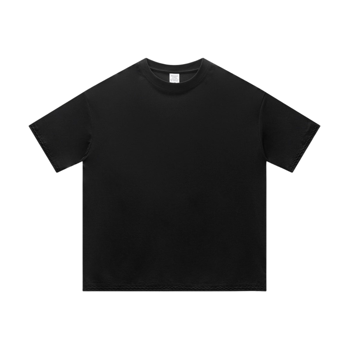 Vintage Wash Relaxed Linen-Cotton Blend Short Sleeve T-Shirt