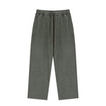 Waffle Texture Relaxed Fit Casual Pants