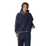 Heavyweight Spray-Bleach Wash Fleece Hoodie