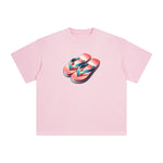 Summer Vacation Slippers Graphic Tee-INNBLAC Fashion Apparel