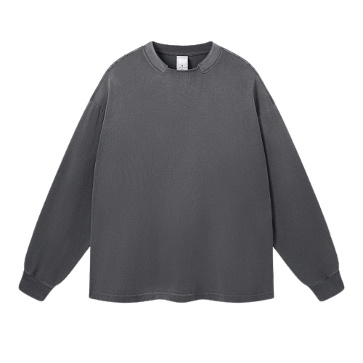 Vintage Overdyed Washed Cotton Long Sleeve T-Shirt