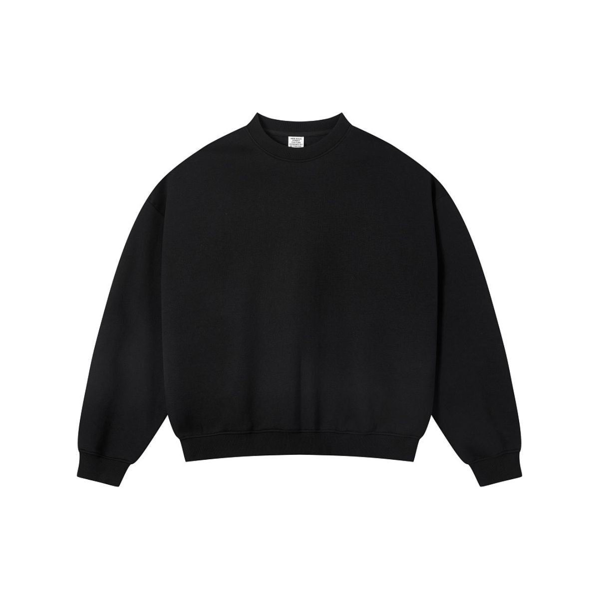Loose Drop Shoulder Crew Neck Sweatshirt Casual Pullover