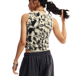 Washed Distressed Crop Tank-INNBLAC Fashion Apparel