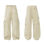 Minimalist Spliced Relaxed Athletic Pants