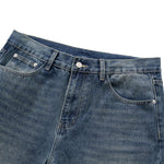 Vintage Washed Faded Flare Jeans
