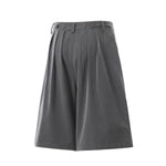 Vintage Pleated Wide Leg Cropped Trousers