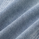 Shorts vaqueros con mariposas bordadas y adornados con perlas