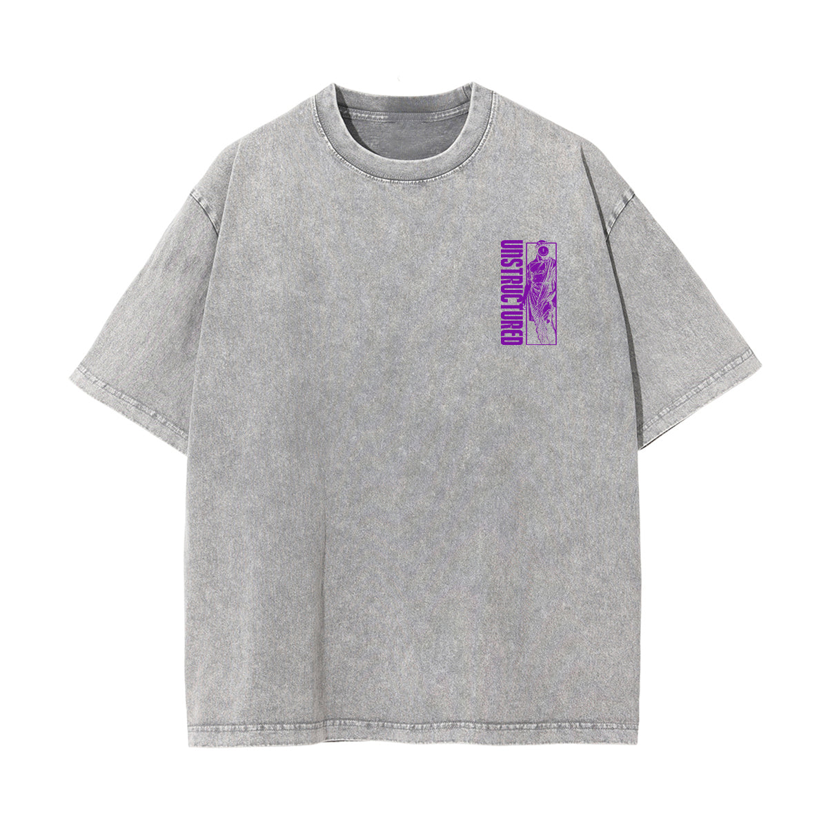 Unstructured Streetwear Brutalism Graphic Tee-INNBLAC Fashion Apparel