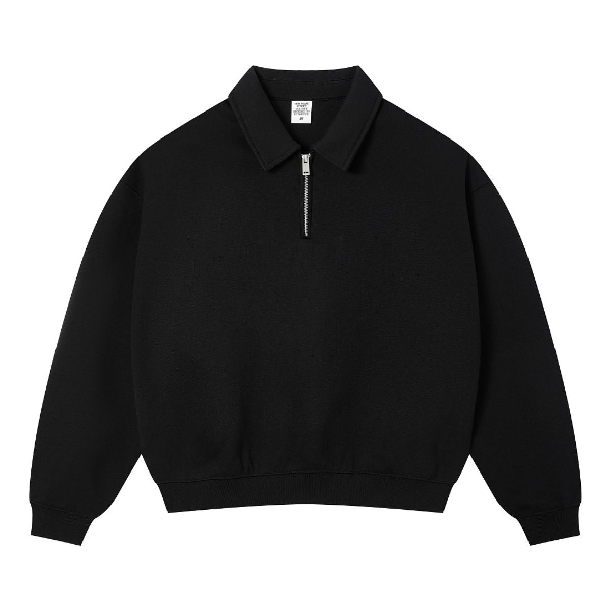 Quiet Luxury Old Money Half Zip Polo Sweatshirt