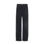 High Street Washed Wide Straight Jeans