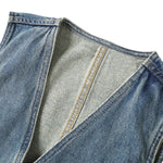 Shorts vaqueros con mariposas bordadas y adornados con perlas