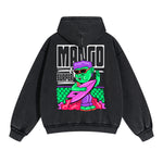 Surfer Graffiti Cartoon Double Slider Zip Hoodie-INNBLAC Fashion Apparel