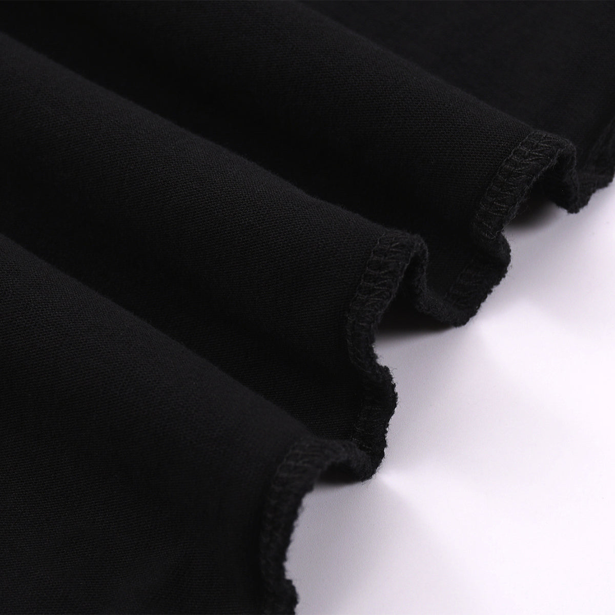 Black Washed Cotton Ripped Sweatshirt