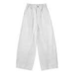 Relaxed Pleated Wide Leg Trousers