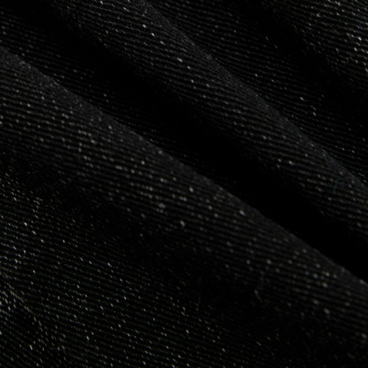 Zip-Front Belted Denim Mini Dress