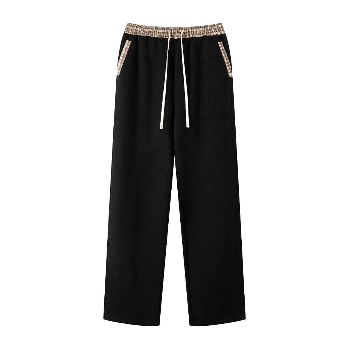 Quiet‑Luxury Old‑Money Heather Contrast Trousers