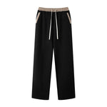 Quiet‑Luxury Old‑Money Heather Contrast Trousers