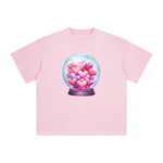 Valentine Love Globe Graphic Tee-INNBLAC Fashion Apparel