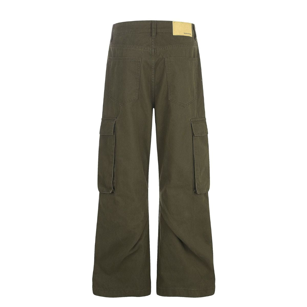 Streetwear Multi Pocket Flare Cargo Pants