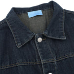 Multi-pocket Vintage Loose Washed Work Denim Jacket