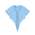 Women’s Y2K Color Block Raglan Baseball Tee