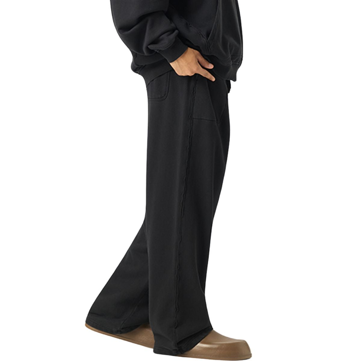 Oversized Heavyweight Washed Cotton Sweatpants