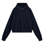 High‑Quality Terry Washed Distressed Hoodie