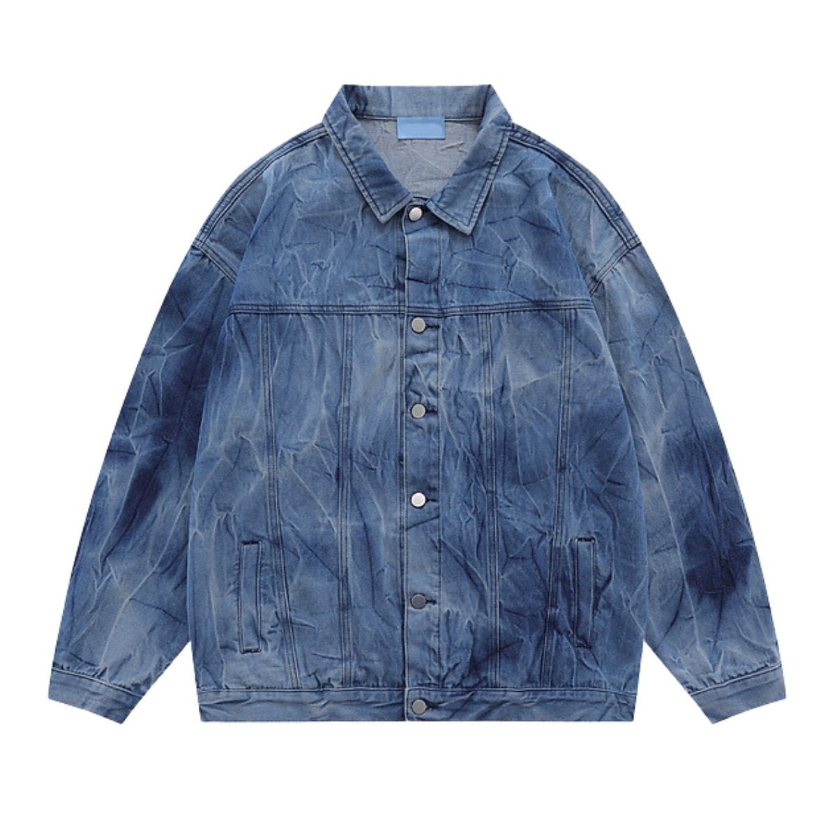 New Stylish Water Wave Denim Jacket