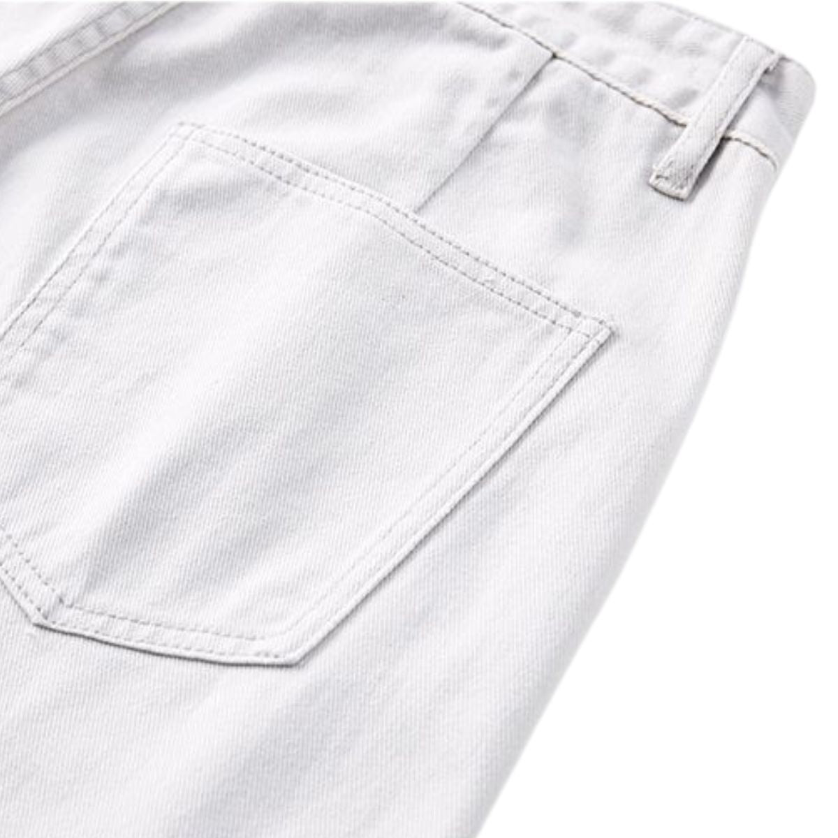 Solid Cargo Wide-Leg Cropped Pants