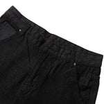 Minimalist Wide Leg Black Jeans