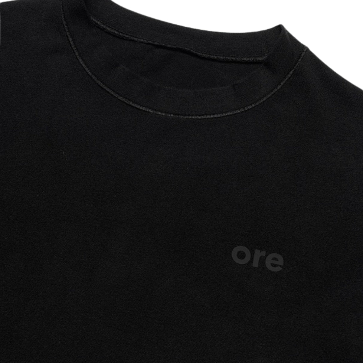 Women's Black Slim-Fit Stretch Crew Neck ShortSleeve Tee