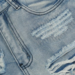 Smoke Rise Repaired & Distressed Bootcut Jeans