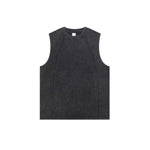 Camiseta sin mangas descolorida de 8 oz