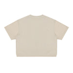 275G Heavyweight Cotton Coverstitch Cropped Tee