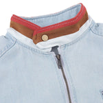 Unisex Retro Loose Trendy Patchwork Washed Denim Jacket