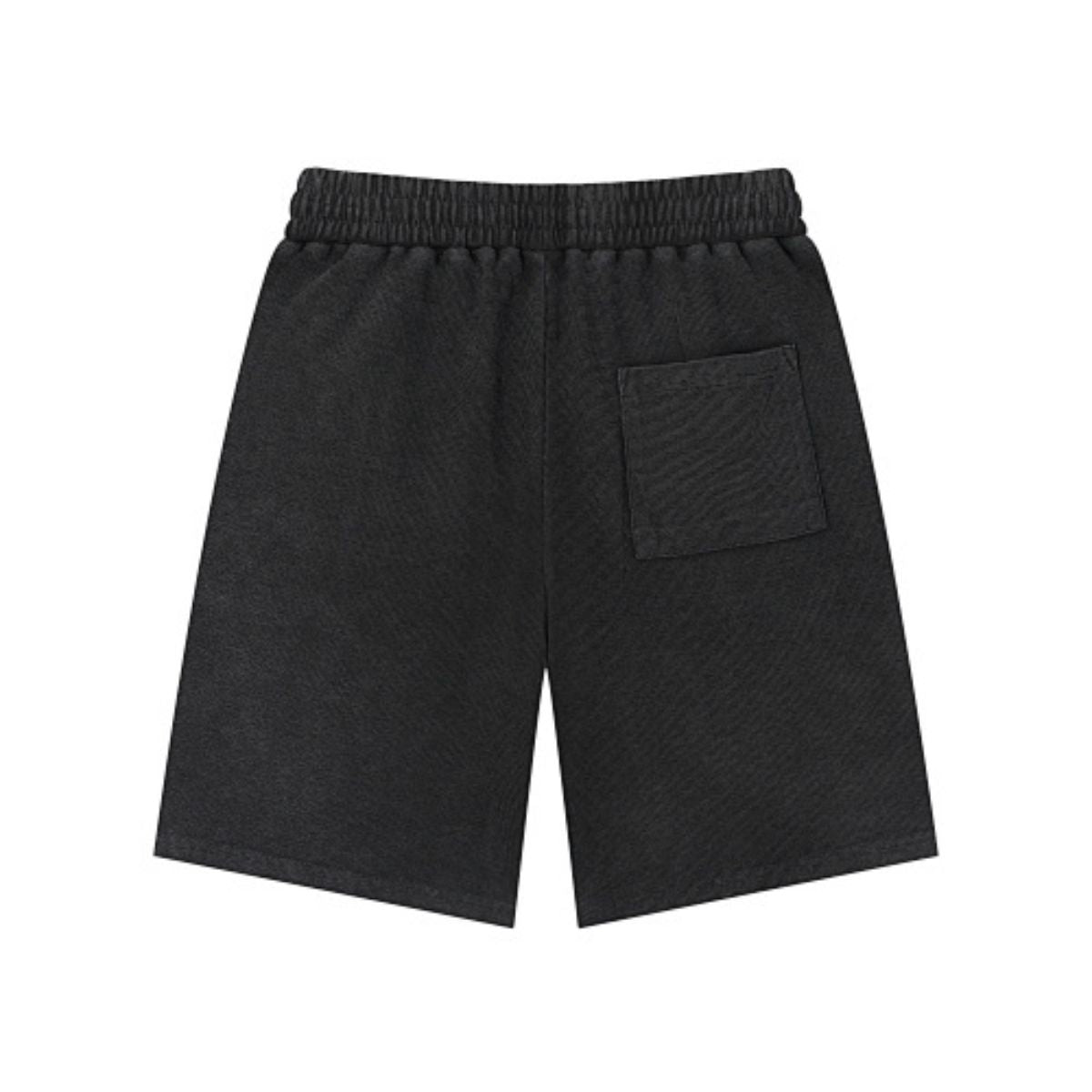 Bermudas con lavado vintage y salpicaduras de tinta