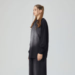 Sudadera de algodón descolorido y lavado a piedra de 10.8 oz