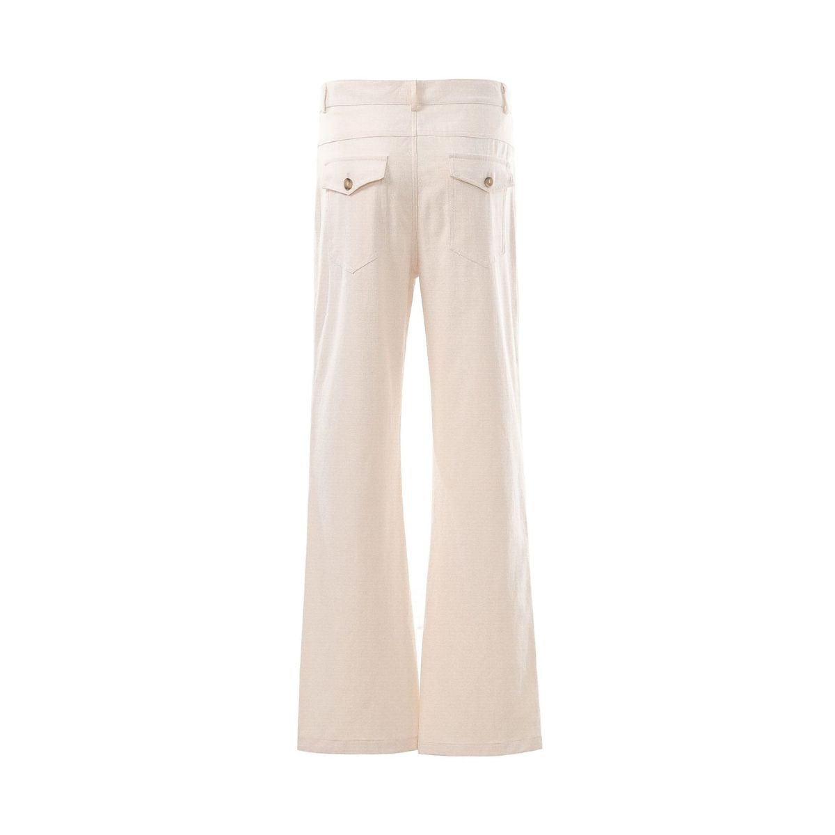 Old Money Lyocell Blend Slim Flare Trousers