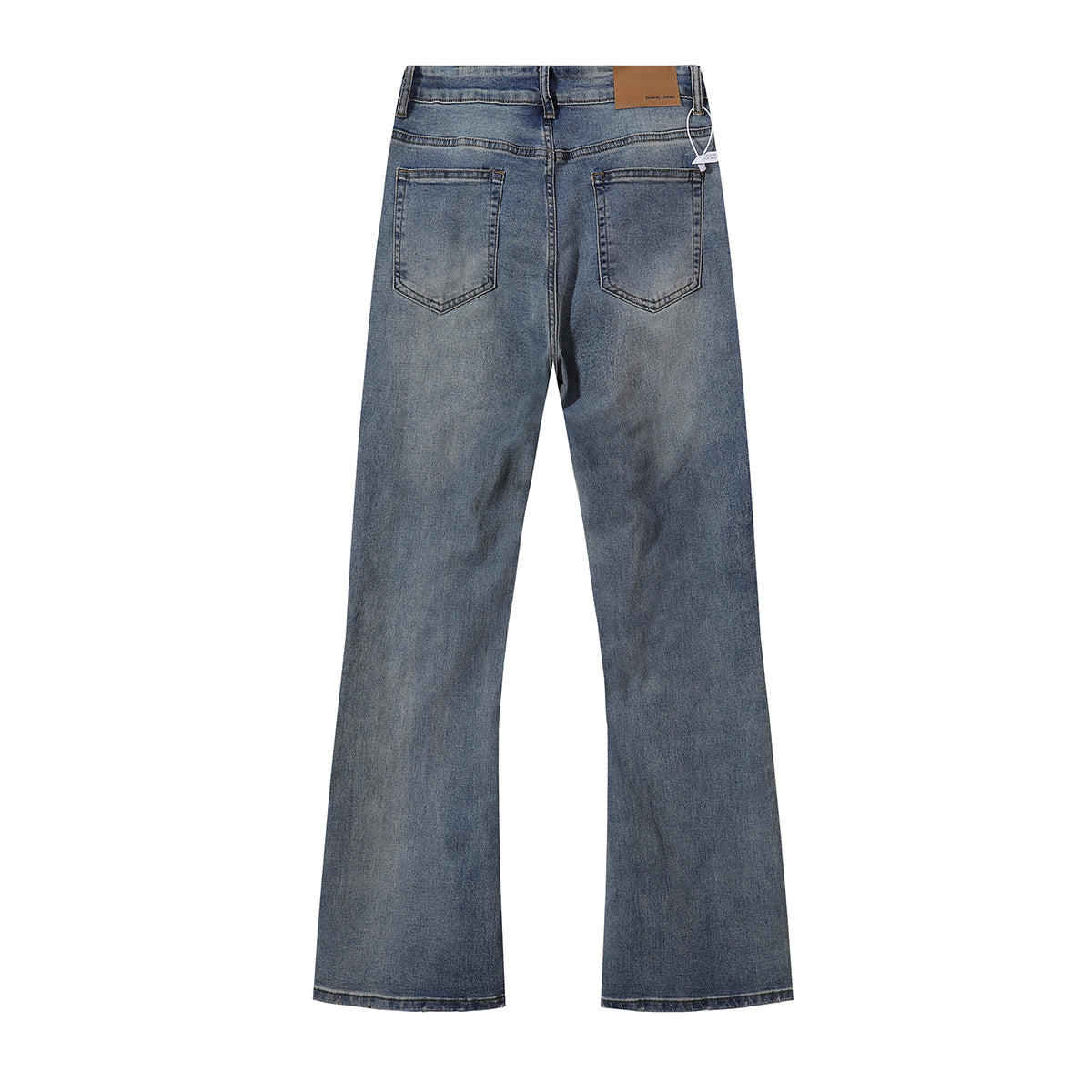 Light Wash Slight Flare Mid Rise Vintage Jeans