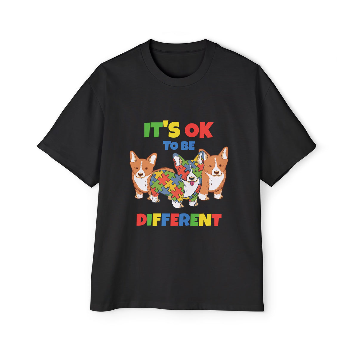 Different Puppies Graphic Tee-INNBLAC Fashion Apparel