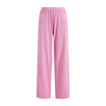 Women's Relaxed Straight Leg Ribbed Trousers